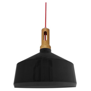 Robinson Lampa Wisząca 36 1x60w E27 Czarno-czarny