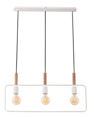 Frame Zwis 3x60w E27 Biały