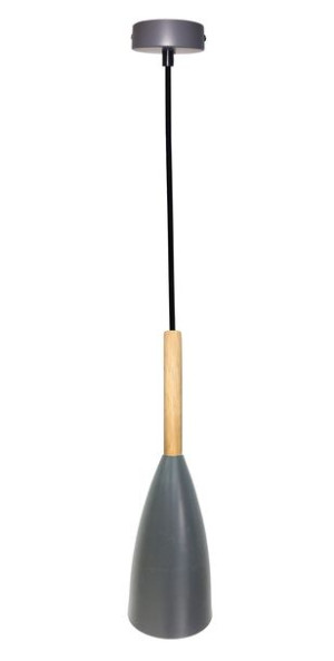Trosa Lampa Wisząca 1x40w E27 Szary