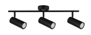 Colly Lampa Sufitowa Czarny 3x15w Gu10 Klosz Czarny