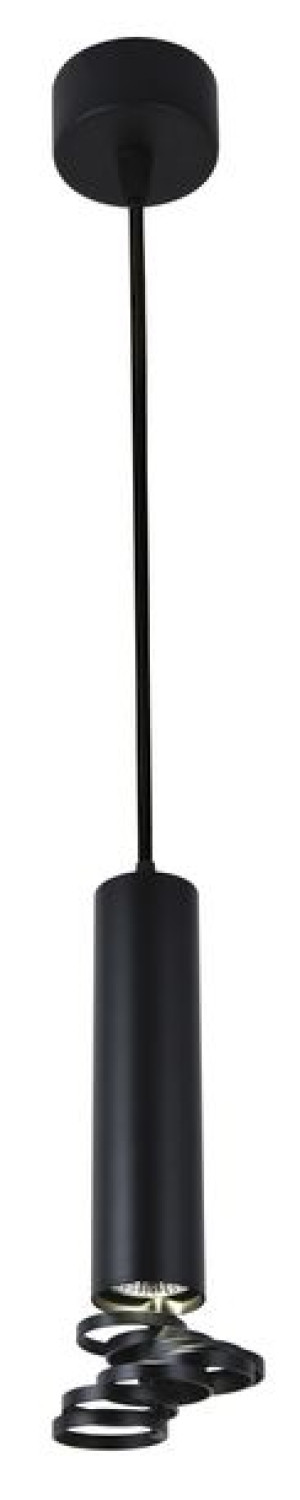 Tuba Lampa Wisząca 1x50w Gu10 6/30 Czarny