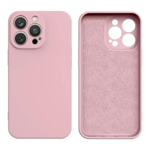 Silicone Case Etui Iphone 13 Pro Silikonowy Pokrowiec Różowe