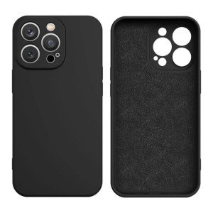 Silicone Case Etui Samsung Galaxy A12 Silikonowy Pokrowiec Czarne
