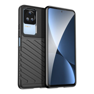 Thunder Case Etui Xiaomi Poco F4 5g Silikonowy Pancerny Pokrowiec Czarne