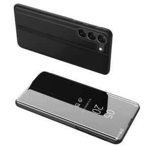 Clear View Case Etui Do Samsung Galaxy S23 Pokrowiec Z Klapką Czarne