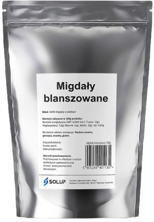 PŁATKI MIGDAŁOWE migdał płatek cięte świeże 0,2kg