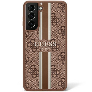 Guess Guhcs23sp4rpsw S23 S911 Brązowy/brown Hardcase 4g Printed Stripe