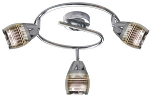 Milton Spirala 3x10w E14 Led Chrom