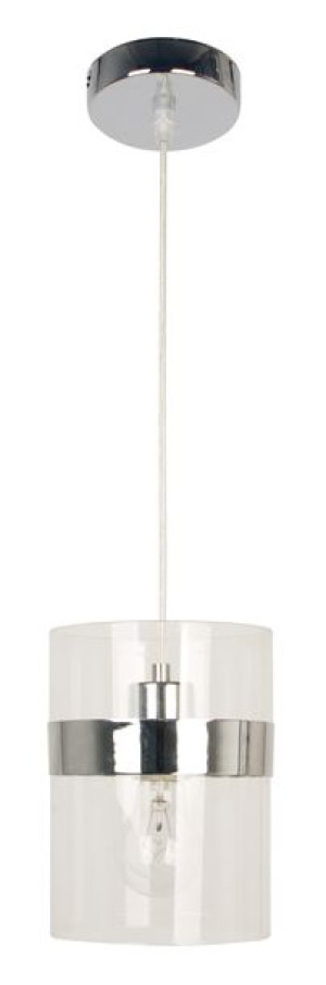Brando Zwis 15 1x60w E27 Chrom / Transparent