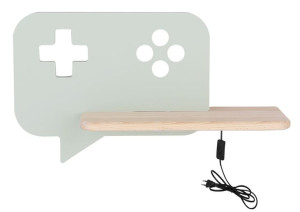 Console Lampa Kinkiet 5w Led 4000k Iq Kids Z Przew Miętowy