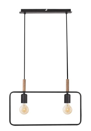 Frame Zwis 2x60w E27 Czarny