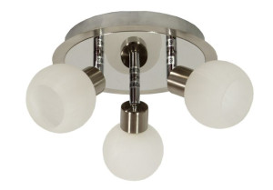 Alabaster Plafon 3x40w G9 Satyna+chrom