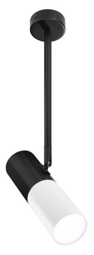 Tuba Lampa Wisząca/sztyca 1x15w Gu10 6,8/19,5 Biały+czarny