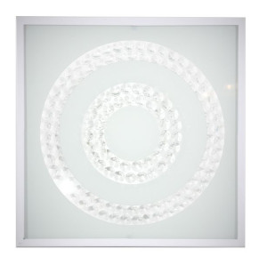 Lux Plafon 29x29 16w Led 6500k Biały Podwójny Ring