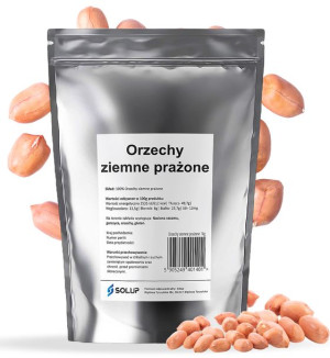 ORZESZKI ZIEMNE orzechy prażone niesolone naturalne świeże 1kg