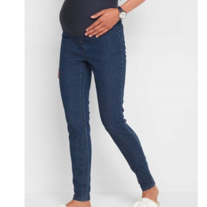 Bonprix Jeansowe Spodnie Ciążowe Z Pasem Rurki Jeansy Jegginsy 42-44 927996