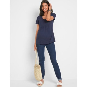Bonprix Jeansowe Spodnie Ciążowe Z Pasem Rurki Jeansy Jegginsy 42-44 927996