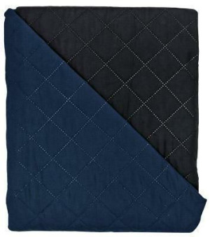Narzuta dwustronna pikowana DIANA 160x200 wz01 granat czarny