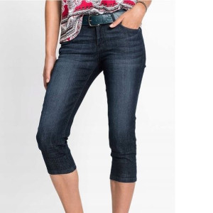 Bonprix Jeansowe Spodnie Spodenki Rybaczki Dopasowane 48-50 955474