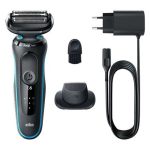 Braun Shaver 51-m1200s Operating Time (max) 50 Min, Wet & Dry, Black/mint