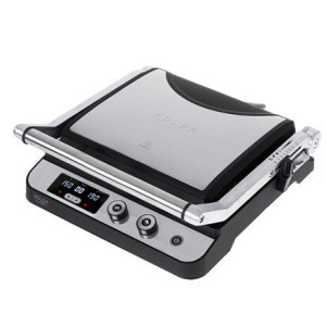 Adler Electric Grill Ad 3059 Table, 3000 W, Stainless Steel/black