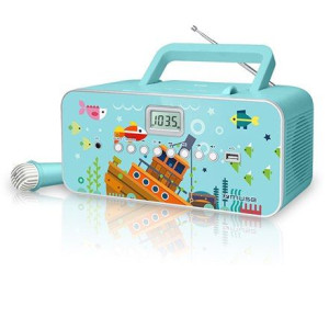 Muse M-29kb Image, 30 W, Portable Radio Cd/mp3 Player With Usb,