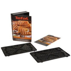 Tefal Xa800612 Heart Shape Waffle Plates For Sw852 Sandwich Maker, Black