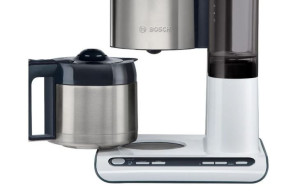 Bosch Styline Coffee Maker Tka8a681 Electric, 1100 W, 1.1 L, White