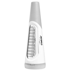 Stoneline Cheese And Vegetable Grater With Plastic Lid 15357 White/grey
