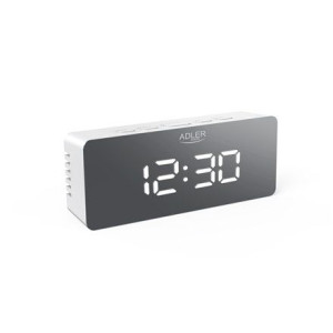 Adler Alarm Clock Ad 1189w White