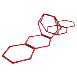 Pure2improve Hexagon Agility Grid Red