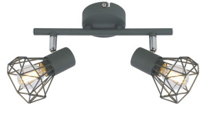 Verve Listwa 2x40w E14 Matowy Szary