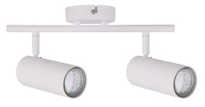 Colly Lampa Sufitowa Biały 2x15w Gu10 Klosz Biały