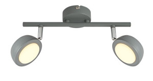 Mild Listwa 2x6w Led Szary 3000k