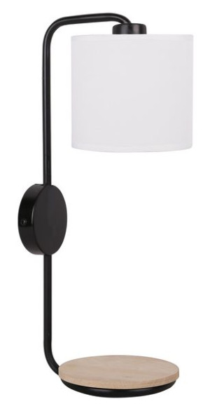 Alpine Lampa Kinkiet 1x40w E14 Czarny