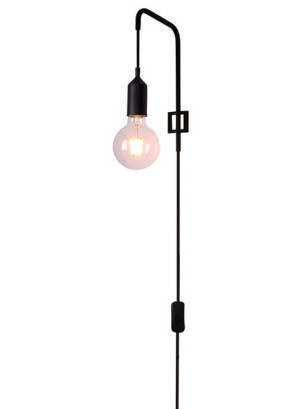 Laren Lampa Kinkiet 1x40w E27 Czarny