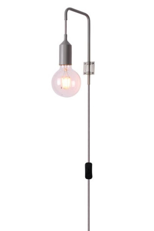 Laren Lampa Kinkiet 1x40w E27 Szary