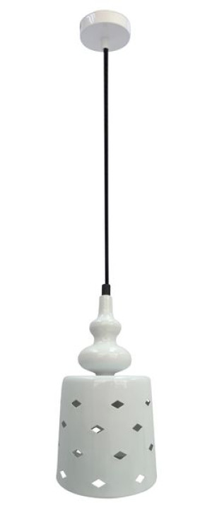 Hamp Zwis 15/26 1x60w E27 Biały