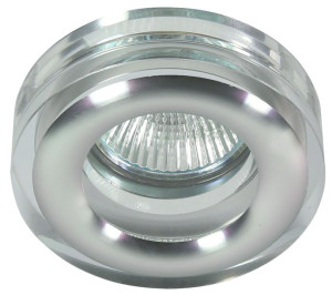 Sk-81 Ch/tr Mr16 1x50w Chrom Opr. Strop. Dekoracyjna Okrągła Transparent