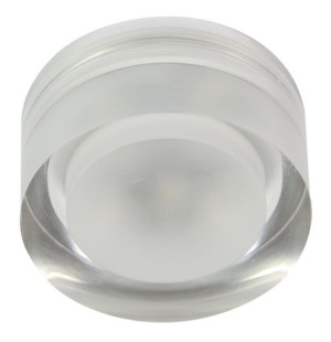 Sak-01 Al/tr Led 3w Led 230v Opr. Strop. Stała Okrągła Szkło Akrylowe Trans