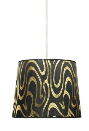 Tiger Zwis 26 1x60w E27 Czarno-złoty