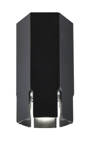 Tuba Lampa Sufitowa 1x25w Gu10 6,3/12 Czarny