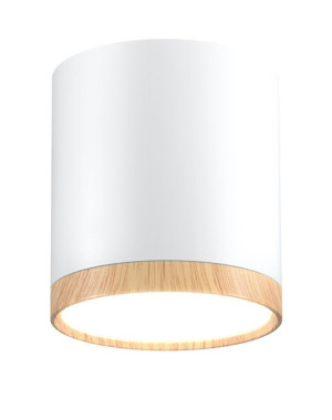Tuba 5w Led 4000k Drewniany+biały Śr. 6,8 Cm