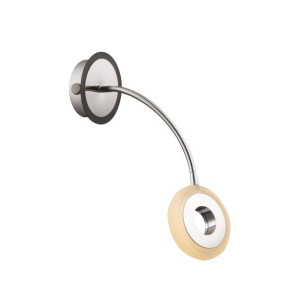 Arm Kinkiet 1x5w Led Czarny/chrom