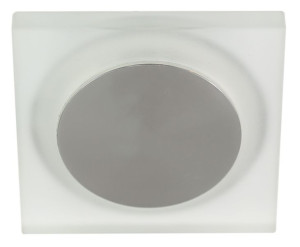 Ss-29 Al/fr 1w Led 230v Opr. Strop. Stała Kwadratowa Szkło Mrożone