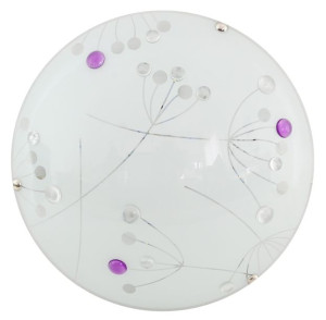 Floral Plafon 30 1x10w Led 3000k Fiolet