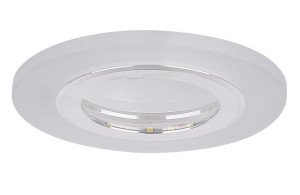 Ssp-27 Al/fr Lampa Stropowa Srebrny 2x5w Led 4000k Klosz Mrożony