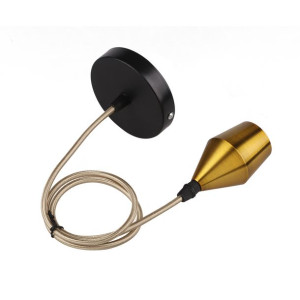 Zawiesie Metalowe Rl-lpp060b 1x60w E27 Złoty