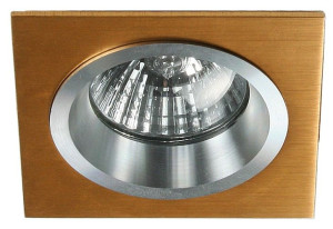 Sa-03 Sng/al Mr16 Sat Złoto Opr.stropowa Stała Aluminium