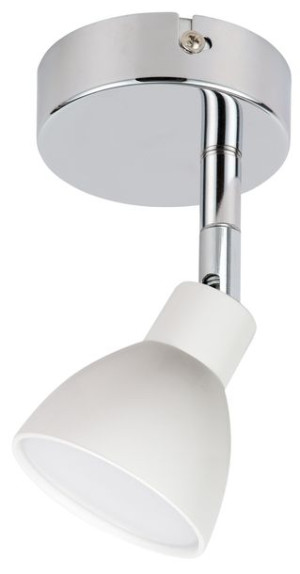 Roy Kinkiet 1x5w Led Cob Główka Okrągła 1e Z Przegubem Kd System Biały